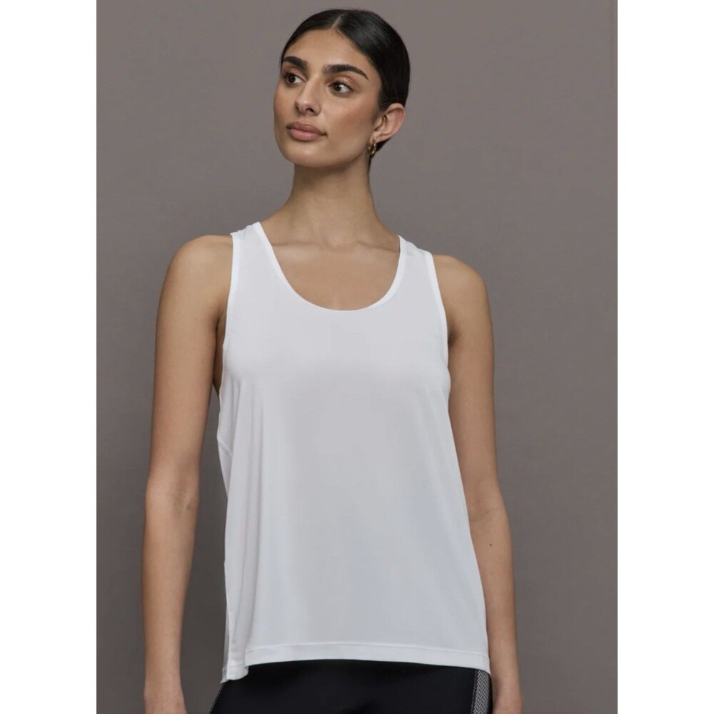 Bandier Performance Racerback Tank - Size Medium White $70 NWT Nordstrom